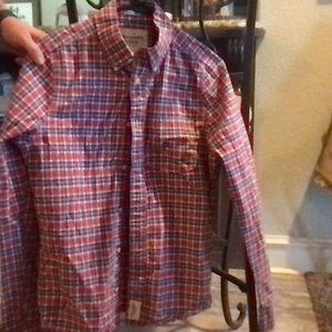 Men button up small shirt